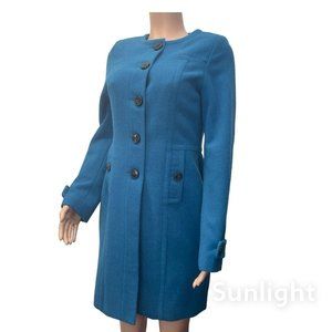 Turquoise Trench Coat 